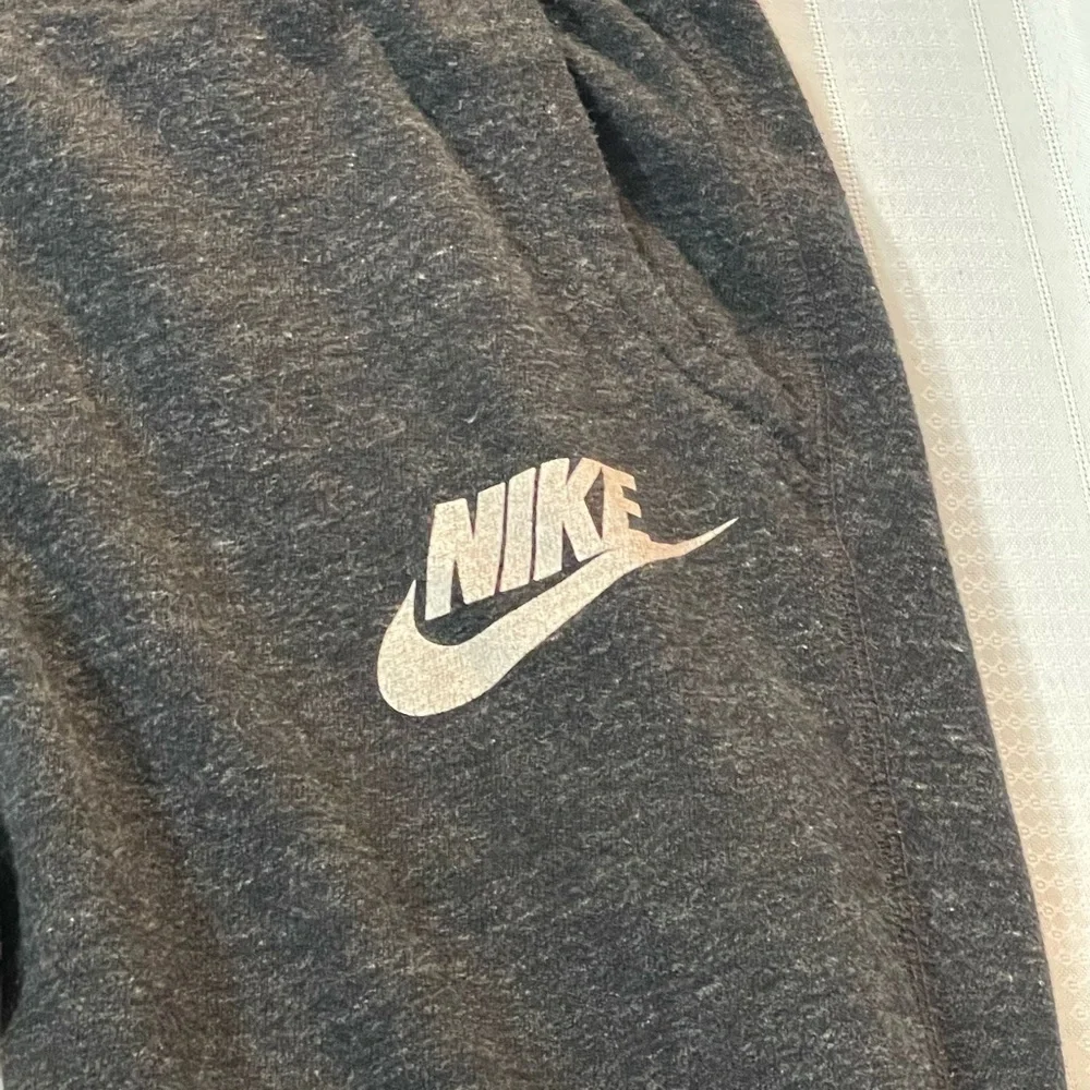 Nike Black Joggers with‎ White Logo